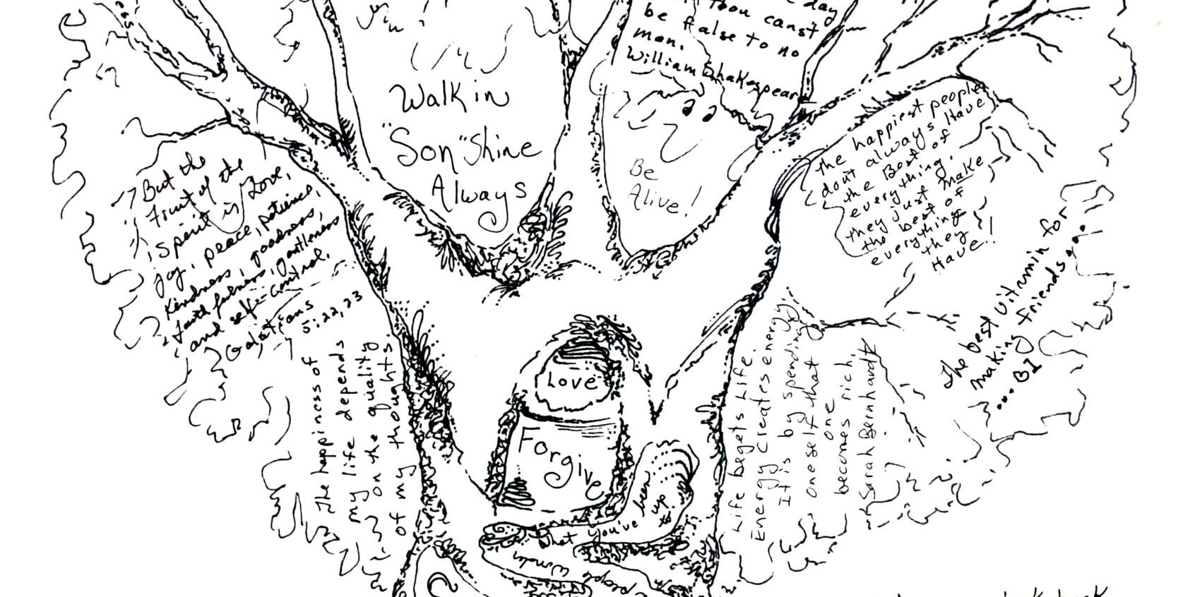 Wisdom Tree Unique Quotes